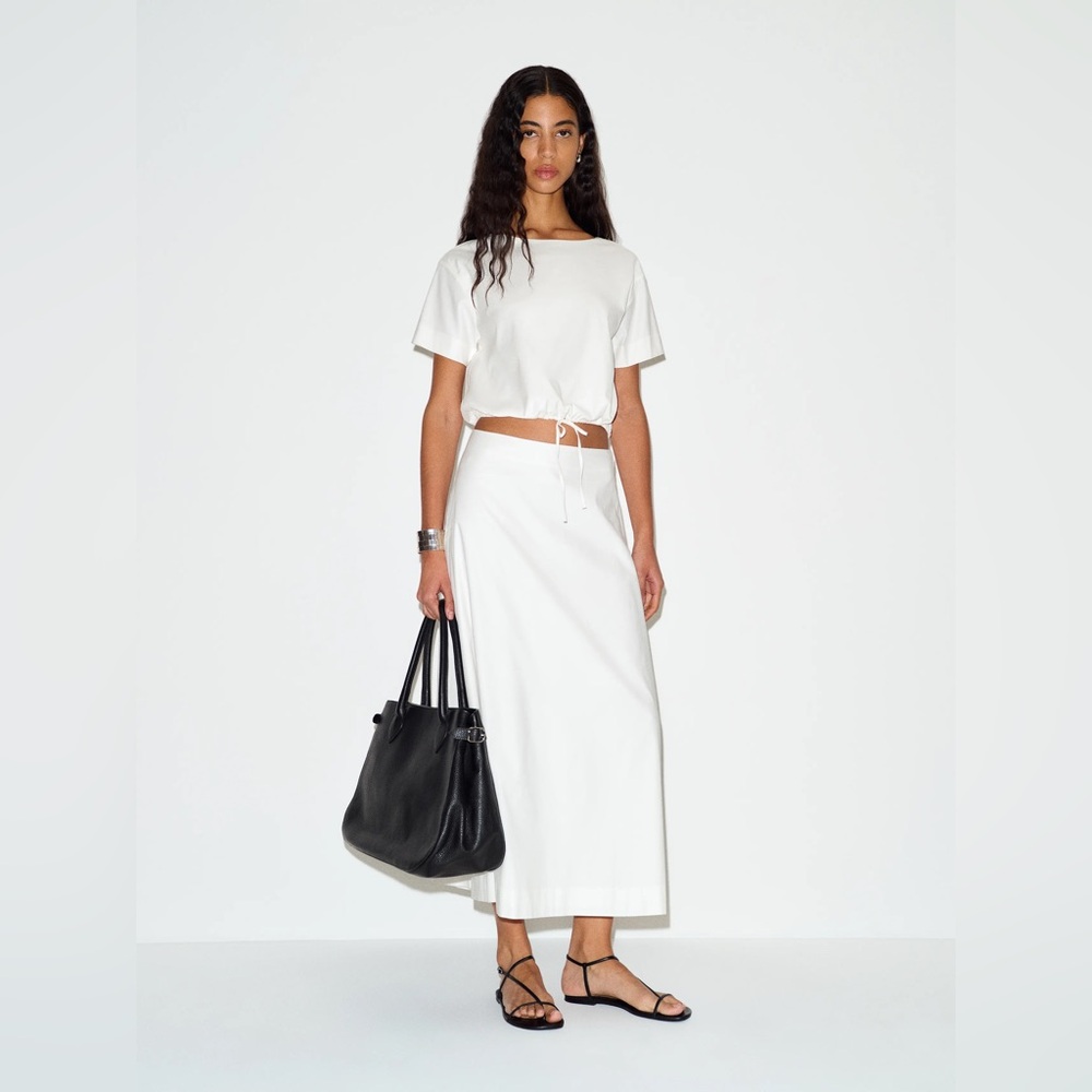 Reformation Jordan Two Pieces Set White Brand new without tags,never worn.